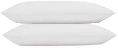 American Talalay Latex Medium Support Bed Pillow for Sleeping with Luxurious 100% Cotton Sateen, 400TC Cover, Standard High Profile – Made in USA - LeafyLoom