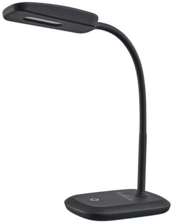 SUNBEAM Flexible Neck LED Desk LAMP Adjustable Light Energy Star Black - LeafyLoom