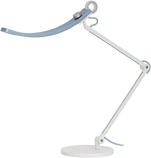 BenQ e-Reading LED Desk Lamp Designed for Monitor Suitable for Designers, Engineers, Architects, Studying, Gaming (Ergonomic, Dimmable, Warm/Cool White) - Matte Blue - LeafyLoom