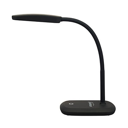 Set of 2 New Sunbeam Flexible Neck LED Desk Lamp Adjustable Light, Eye-caring Dimmable Office Lamp, Save $85/ year, Energy efficient lamp, Energy Star Certified, Black - LeafyLoom