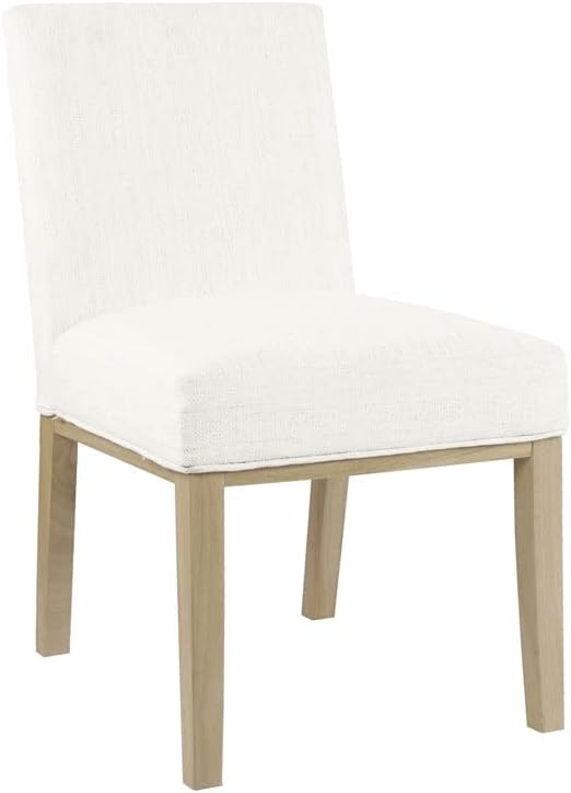 HomePop Kolbe Upholstered Dining Chair - Stain-Resistant Woven (Single Pack) - LeafyLoom