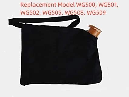 Compatible with Worx Blower & Vacuum Cleaner 50026858 Trivac Leaf Collection Bag(WGBAG500) Replacement Model WG500, WG501, WG502, WG505, WG508, WG509 - LeafyLoom