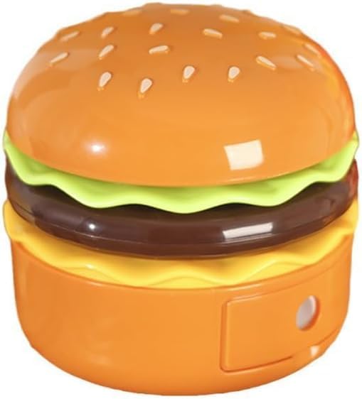 Cute Desk Lamp,Table lamp,Night Lights,Hamburger Small Night lamp,Desk Accessories, Room Decor for Boys Girls Gifts, Yellow, SY-KD300 - LeafyLoom