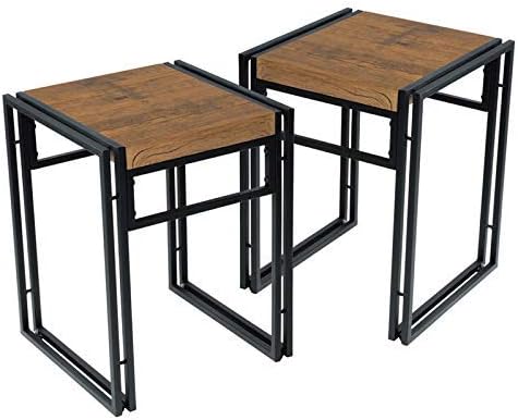 Atlantic Dining Table Set Black - LeafyLoom