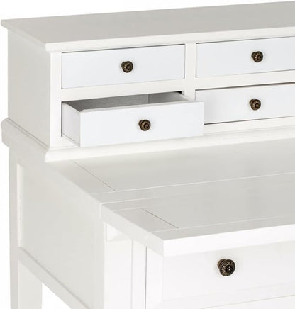 Safavieh American Homes Collection Abigail White Fold Down Desk - LeafyLoom