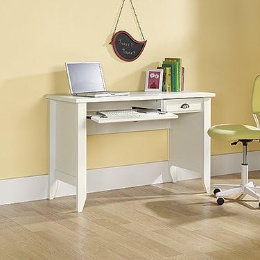 Sauder Shoal Creek Computer Desk, Jamocha Wood finish - LeafyLoom