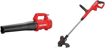 CRAFTSMAN 9 Amp Blower and 6.5 Amp 14-Inch String Trimmer Bundle - LeafyLoom