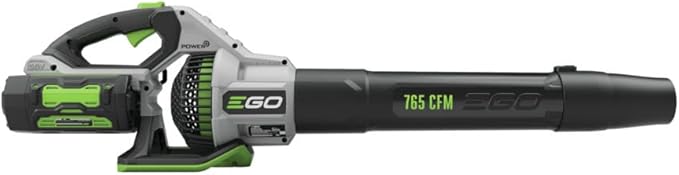 EGO Power+ LB7654 765 CFM Variable-Speed 56-Volt Lithium-ion Cordless Leaf Blower with Shoulder Strap, 5.0Ah Battery and Charger Included - LeafyLoom