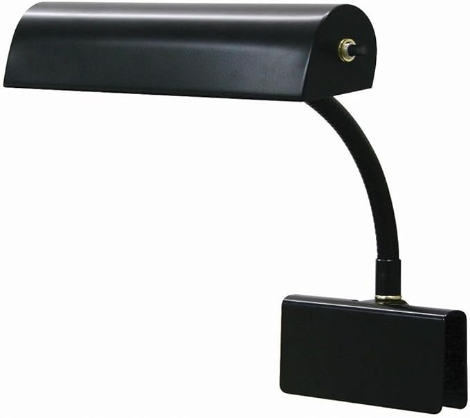 House Of Troy GP10-7 Grand Piano Portable Lamp, 10", Black - LeafyLoom