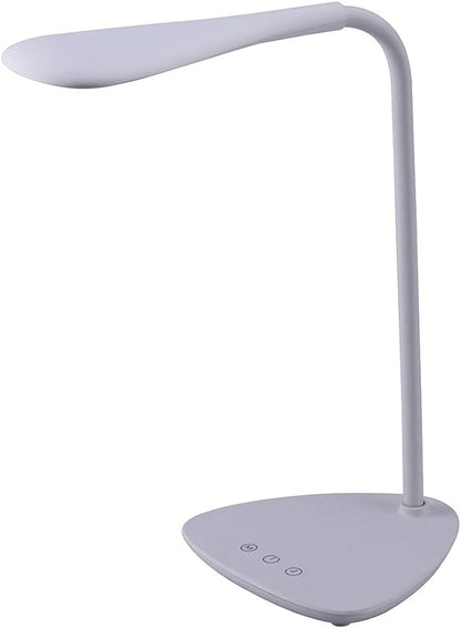 BLACK+DECKER VLED1820-BD Battery LED Desk Lamp, Dimmable with Adjustable Color Temperature, 4 Hour Battery Life, Rechargeable, Reduces Eyestrain, White - LeafyLoom