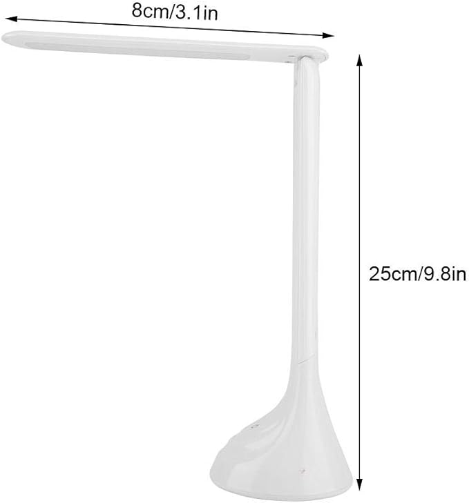 Led Desk Lamp,EyeCaring Table Lamps,Rechargeable Folding Led Light Desk Table Desktop Lamp Eye Care for Reading Study Lighting,Dimmable Office Lamp with USB Charging Port - LeafyLoom