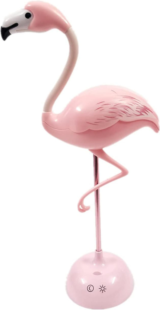 Fantasee Flamingo LED Desk Lamp Nursery Night Light USB Powered Touch Dimmable for Child Kids Students Bedroom Dorm Reading Birthday Party Gift (Pink Flamingo - USB Powered, NO Battery) - LeafyLoom