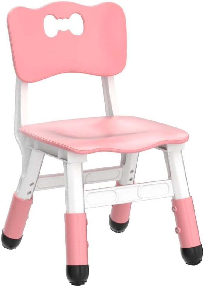 Kids' Desk Chairs Adjustable Height is Suitable for Children's Chairs Used in Families, Schools and Day-Care Between 2-10 Years Old The Max Bearing Capacity is 220LB(6PCS-Beige) - LeafyLoom