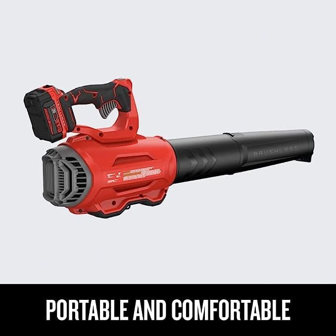 CRAFTSMAN 20V MAX Cordless Leaf Blower, Battery & Charger Included (CMCBL720M1) Red - LeafyLoom