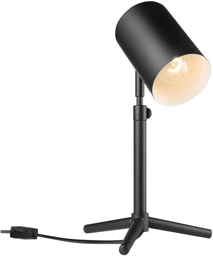 Globe Electric 52899 Pratt Desk Lamp, 18 in 1-Light, Matte Black Tripod Base - LeafyLoom