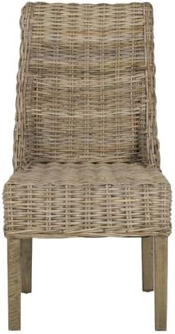 Safavieh Home Collection Suncoast Brown Dining Chair - LeafyLoom