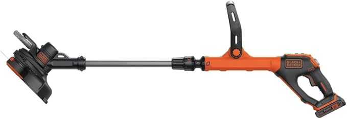 Black & Decker LSW221LSTE525-BNDL 20V MAX Cordless Sweeper Kit and 20V MAX EASYFEED 12 in. Cordless String Trimmer/Edger Kit with 3 Batteries (1.5 Ah) Bundle - LeafyLoom