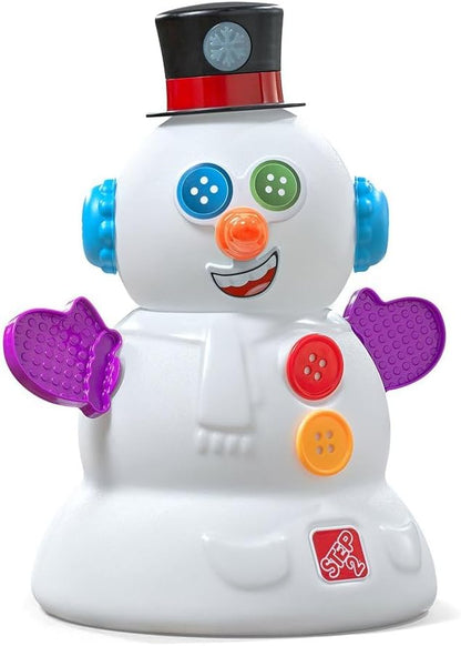 Step2 My First Snowman, Kids Interactive Christmas Toy, Plays Music & Lights Up, 15 Piece Toy Accessories, for Toddlers 1+ Years Old - LeafyLoom