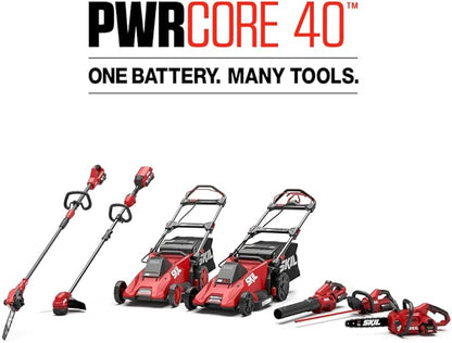 SKIL PWR CORE 40 Brushless 40V 530 CFM Cordless Leaf Blower Kit, Variable Speed with Power Boost, Includes 2.5Ah Battery and Auto PWR Jump Charger- BL4713C-11 - LeafyLoom