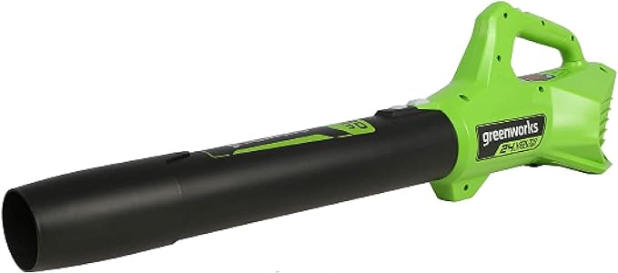 Greenworks 24V (90 MPH / 320 CFM / 125+ Compatible Tools) Cordless Axial Leaf Blower, Tool Only - LeafyLoom