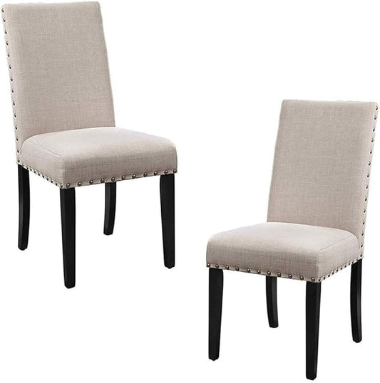 New Classic Furniture Crispin Dining Chair, Set of 2, Natural - LeafyLoom