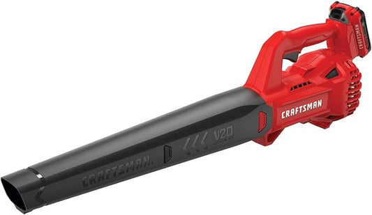 CRAFTSMAN 20V MAX Cordless Leaf Blower Kit with Battery & Charger Included (CMCBL710D1) Red - LeafyLoom