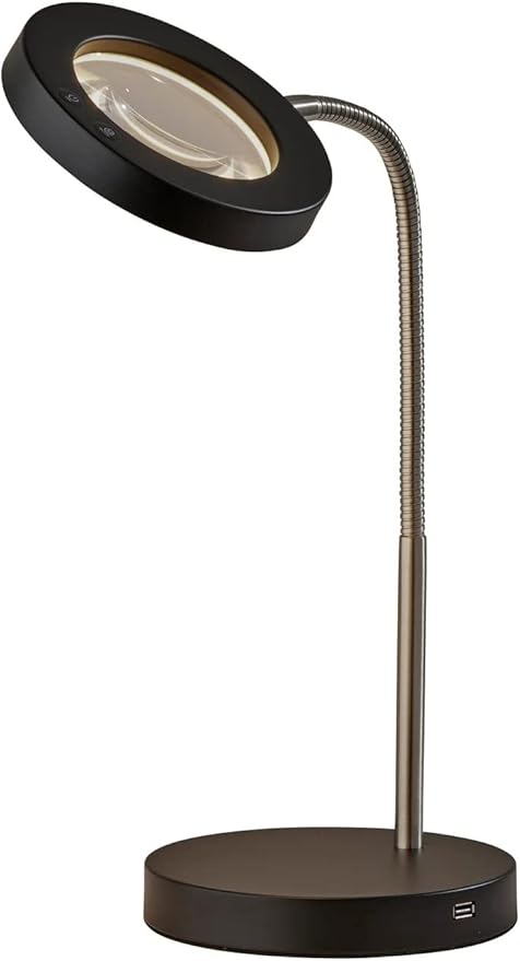 Holmes LED Magnifier Desk Lamp w/Smart Switch - LeafyLoom