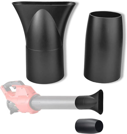 Leaf Blower Flat Nozzle and Flare Nozzle Tip Compatible with Milwaukee Leaf Blower 2724-20 2724-21, touchless Quick Drying, Cleaning and Other uses., Easy to Install and Remove.(Black) - LeafyLoom