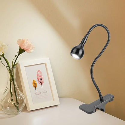 Yosoo LED Clamp, USB Flexible Clamp Clip On LED Desk Light Bedside Night Lamp for Reading Study - LeafyLoom