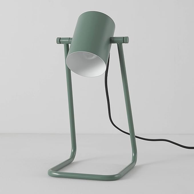 Globe Electric 52878 Sahara Desk Lamp, Matte Green - LeafyLoom