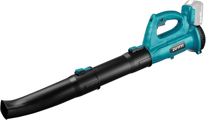 Cordless Leaf Blower for Makita 18V Battery, 450CFM 150MPH Electric Leaf Blower, 6 Speed Lightweight Handheld Leaf Blower for Lawn Care, Patio, Snow, Dust, Blowing Leaves (Battery NOT Included) - LeafyLoom