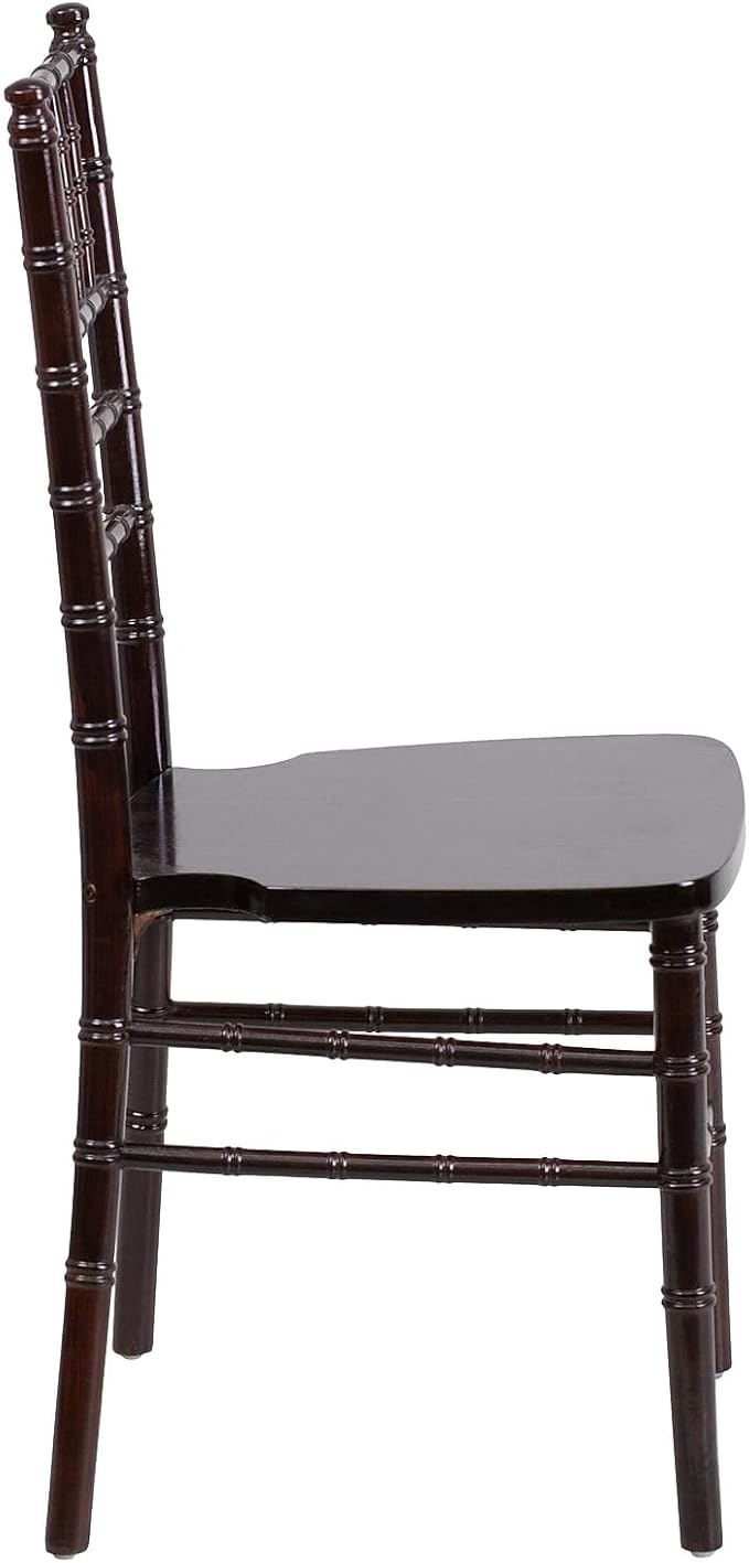 Flash Furniture HERCULES Series Walnut Wood Chiavari Chair - LeafyLoom