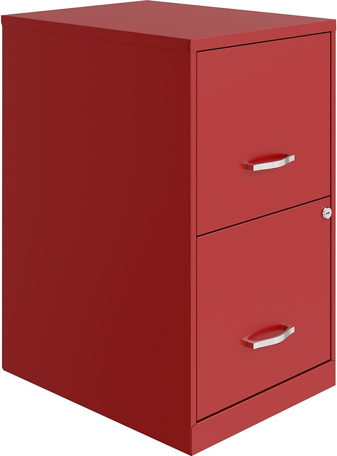 Lorell LLR14341RD - SOHO 18 2-drawer File Cabinet - LeafyLoom