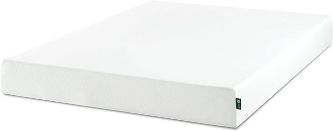 ZINUS 8 Inch Green Tea Memory Foam Mattress [New Version], Twin, Fiberglass free, Medium Firm Feel, Zoned Pressure Relief, Certified Safe Foams & Fabric, Mattress in A Box - LeafyLoom