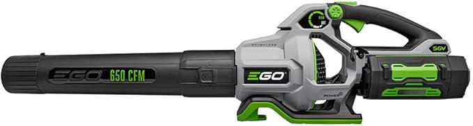 EGO Power+ LB6504 650 CFM Variable-Speed 56-Volt Lithium-ion Cordless Leaf Blower 5.0Ah Battery and Charger Included - LeafyLoom