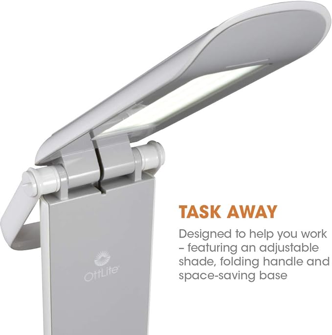 OttLite Dimmable LED Task Lamp - Portable, Adjustable, Desk Light, Great Gift - LeafyLoom