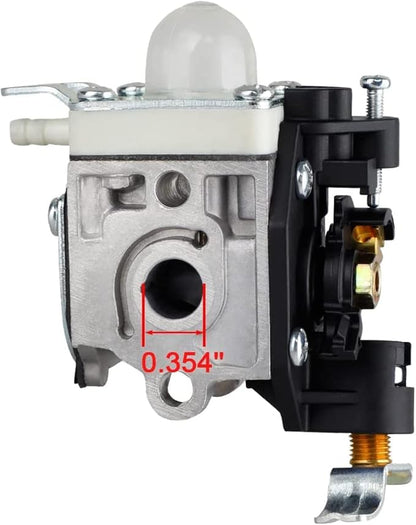 PB250 Carburetor Air Filter kit for Echo ES-250 Leaf Blower RB-K106 PB-250 Blower PB-250LN 165 Mph and 391 Cfm A021003661 Carburetor w Fuel Line - LeafyLoom