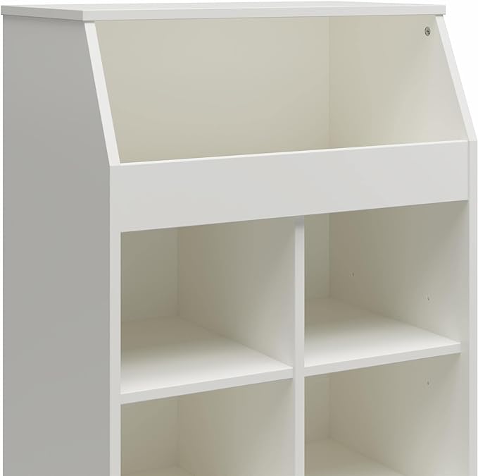 Ameriwood Home The Loft 1 Drawer Storage Tower, White - LeafyLoom