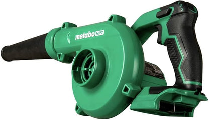 Metabo HPT 18V MultiVolt™ Cordless Li-Ion Compact Blower | Tool Only - No Battery | Variable Speed | 3 Speed Selector to Reduce Fatigue | 124 CFM | 213 MPH | Lifetime Tool Warranty | RB18DCQ4 - LeafyLoom