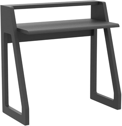 Computer Desk for Bedroom, Office & Small Spaces - Writing Desk Ideal for Students, Kids, Adults - Modern Design Compact Desk with Display Shelf - LeafyLoom