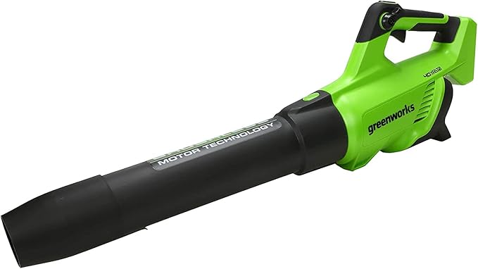 Greenworks 40V (130 MPH / 550 CFM / 75+ Compatible Tools) Cordless Brushless Axial Leaf Blower, Tool Only - LeafyLoom