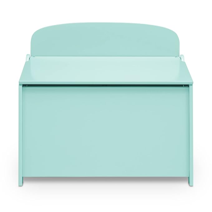 Delta Children MySize Deluxe Toy Box, Mint - LeafyLoom