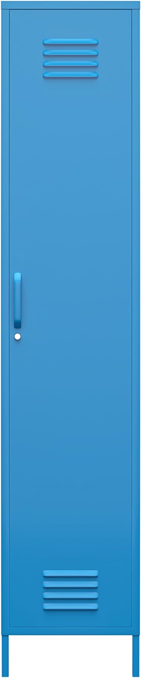 Novogratz Cache Single Metal Locker Storage, Blue Cabinet - LeafyLoom