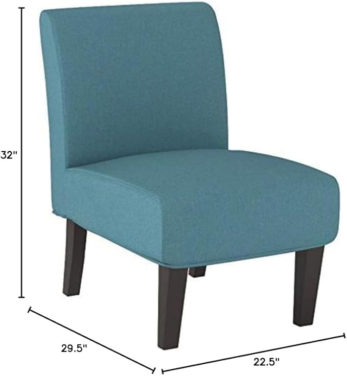 Christopher Knight Home Kassi Fabric Accent Chair, Dark Teal 29. 50”D x 22. 50”W x 32. 00”H - LeafyLoom