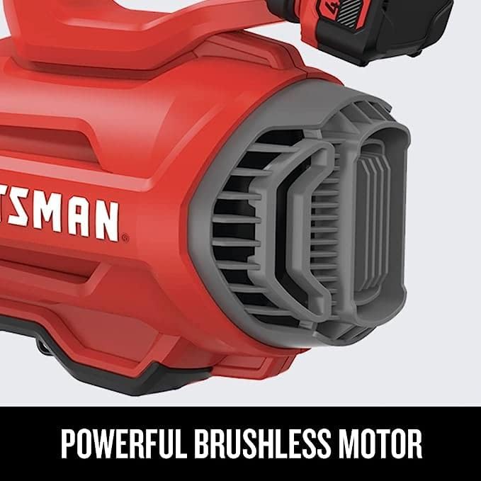 CRAFTSMAN 20V MAX Cordless Leaf Blower, Battery & Charger Included (CMCBL720M1) Red - LeafyLoom