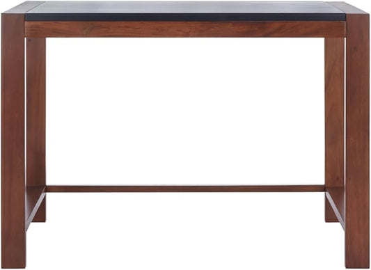 Safavieh Home Collection Halleck Black/Brown Desk, Medium - LeafyLoom