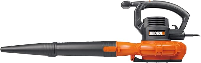 Worx WG518 12 Amp 2-Speed Electric Leaf Blower/Mulcher/Vacuum - LeafyLoom