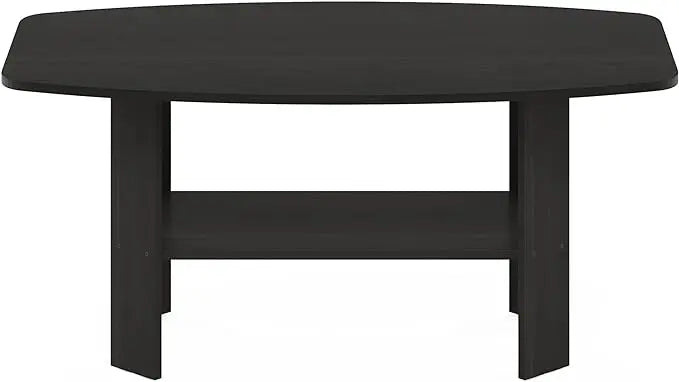 Furinno Simple Design Coffee Table, Espresso - LeafyLoom