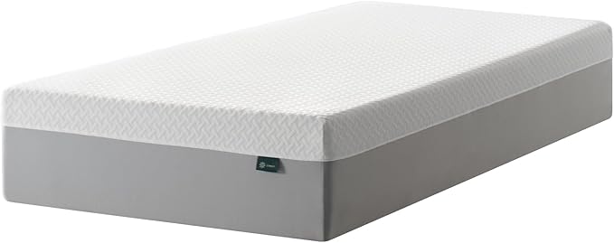 ZINUS 12 Inch Green Tea Essential Memory Foam Mattress [New Version], Twin, Fiberglass Free, Medium Feel, Breathable Airflow Memory Foam, Certified Safe Foams & Fabric, Mattress in A Box - LeafyLoom