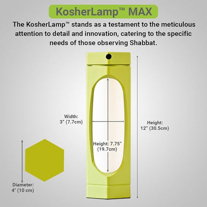 KosherLamp™ Max - Green by KOSHER INNOVATIONS™ - LeafyLoom